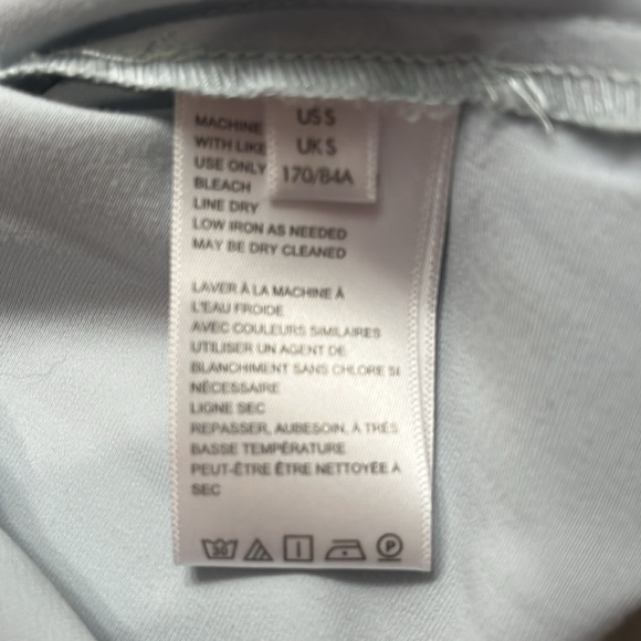 Like new Urban Outfitters lt. blue slip dress w/adjustable straps S-P & side zip - Picture 5 of 5